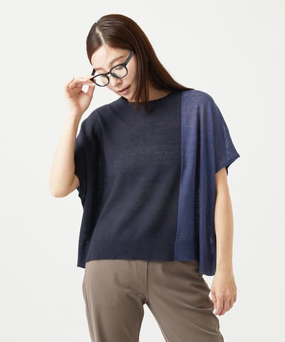 NGFGA40260 GIANNI LO GIUDICE [洗える]配色ナシジニットプルオーバー