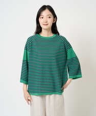 NGFGE40230 GIANNI LO GIUDICE(ジャンニ ロ ジュディチェ) [洗える]ペーパーヤーンニット グリーン