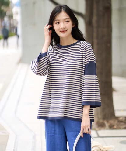 NGFGE40230 GIANNI LO GIUDICE [洗える]ペーパーヤーンニット