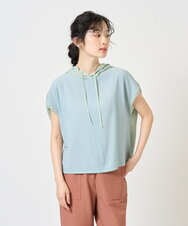 NGFGE45250 GIANNI LO GIUDICE(ジャンニ ロ ジュディチェ) [洗える]リネンナイロンソフトシアーニット グリーン