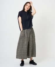 NGFGE45250 GIANNI LO GIUDICE(ジャンニ ロ ジュディチェ) [洗える]リネンナイロンソフトシアーニット グリーン