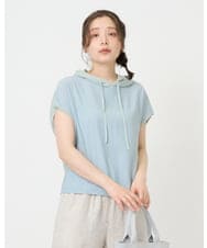 NGFGE45250 GIANNI LO GIUDICE(ジャンニ ロ ジュディチェ) [洗える]リネンナイロンソフトシアーニット グリーン