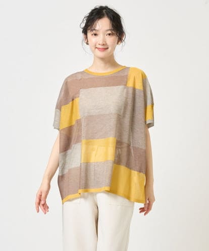 NGFGE50250  [洗える]LEVITAサマーニット