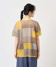 NGFGE50250 GIANNI LO GIUDICE(ジャンニ ロ ジュディチェ) [洗える]LEVITAサマーニット マスタード