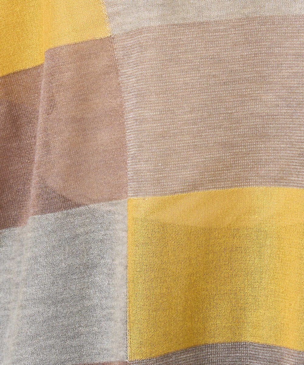 NGFGE50250 GIANNI LO GIUDICE(ジャンニ ロ ジュディチェ) [洗える]LEVITAサマーニット マスタード