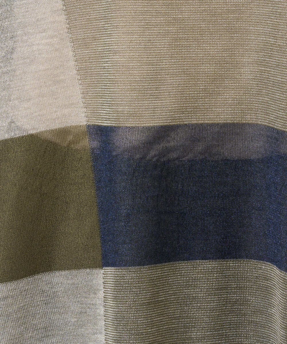 NGFGE50250 GIANNI LO GIUDICE(ジャンニ ロ ジュディチェ) [洗える]LEVITAサマーニット マスタード