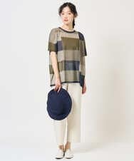 NGFGE50250 GIANNI LO GIUDICE(ジャンニ ロ ジュディチェ) [洗える]LEVITAサマーニット マスタード