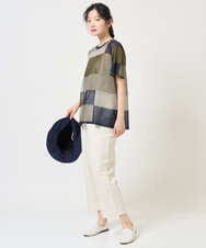 NGFGE50250 GIANNI LO GIUDICE(ジャンニ ロ ジュディチェ) [洗える]LEVITAサマーニット マスタード