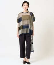 NGFGE50250 GIANNI LO GIUDICE(ジャンニ ロ ジュディチェ) [洗える]LEVITAサマーニット マスタード