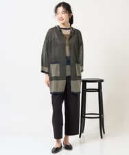 NGFGE50250 GIANNI LO GIUDICE(ジャンニ ロ ジュディチェ) [洗える]LEVITAサマーニット マスタード