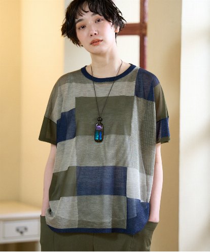 NGFGE50250 GIANNI LO GIUDICE [洗える]LEVITAサマーニット