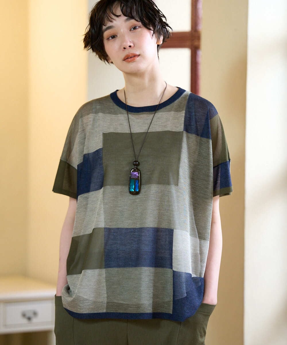 NGFGE50250 GIANNI LO GIUDICE [洗える]LEVITAサマーニット