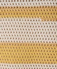 NGFGF40230 GIANNI LO GIUDICE(ジャンニ ロ ジュディチェ) カスリボーダーニットベスト ネイビー