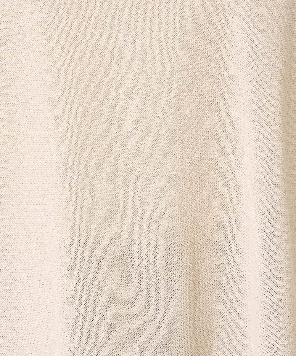 NGFGF41210 GIANNI LO GIUDICE(ジャンニ ロ ジュディチェ) [洗える]ペーパーヤーンニット ベージュ