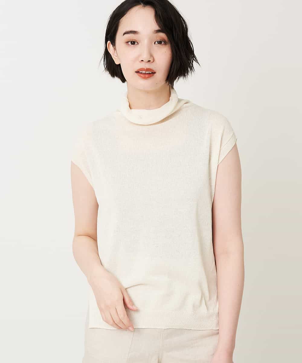 Gianni Lo Giudice ジャンニ ロ ジュディチェ 洗える ノースリーブハイネックニット イトキンオンラインストア