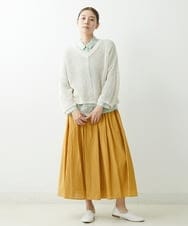 NGFGS30230 GIANNI LO GIUDICE(ジャンニ ロ ジュディチェ) [洗える]ドライハシゴメッシュニット アイボリー