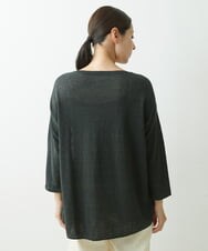 NGFGS40290 GIANNI LO GIUDICE(ジャンニ ロ ジュディチェ) [洗える]異素材ミックスニット カーキ