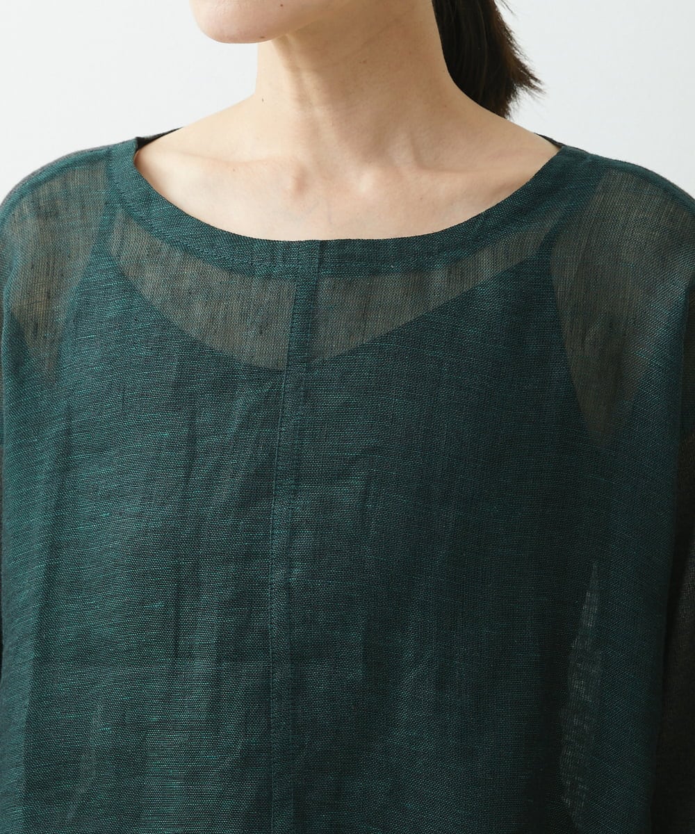 NGFGS40290 GIANNI LO GIUDICE(ジャンニ ロ ジュディチェ) [洗える]異素材ミックスニット カーキ