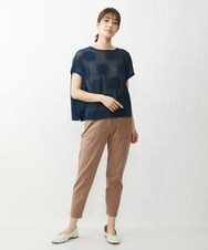 NGFGT30270 GIANNI LO GIUDICE(ジャンニ ロ ジュディチェ) [洗える・日本製]ドットニット ネイビー