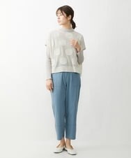 NGFGT30270 GIANNI LO GIUDICE(ジャンニ ロ ジュディチェ) [洗える・日本製]ドットニット ベージュ