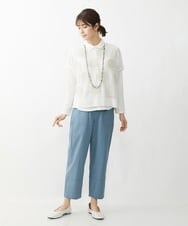 NGFGT30270 GIANNI LO GIUDICE(ジャンニ ロ ジュディチェ) [洗える・日本製]ドットニット ホワイト