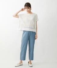 NGFGT30270 GIANNI LO GIUDICE(ジャンニ ロ ジュディチェ) [洗える・日本製]ドットニット ホワイト