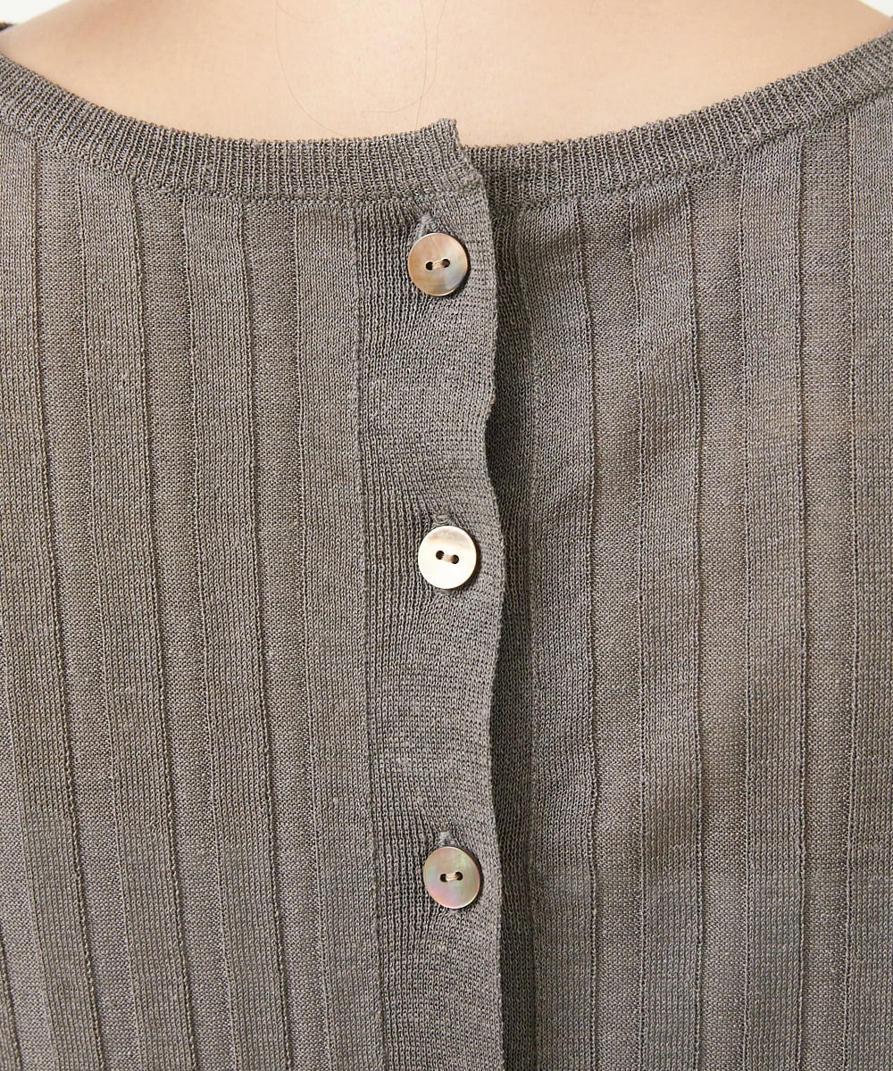 NGFGV41250 GIANNI LO GIUDICE(ジャンニ ロ ジュディチェ) [洗える]NOEL前後2WAYプルオーバーニット ダークグレー