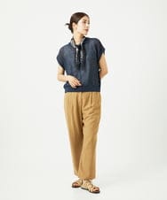 NGFJB01180 GIANNI LO GIUDICE(ジャンニ ロ ジュディチェ) [洗える]Peメッシュニット ネイビー