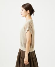NGFJB01180 GIANNI LO GIUDICE(ジャンニ ロ ジュディチェ) [洗える]Peメッシュニット ベージュ