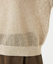 NGFJB01180 GIANNI LO GIUDICE(ジャンニ ロ ジュディチェ) [洗える]Peメッシュニット ベージュ