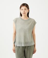 NGFJB10230 GIANNI LO GIUDICE(ジャンニ ロ ジュディチェ) [洗える]Levitaニットベスト グレー