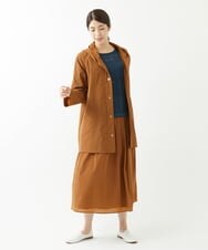 NGFJS10290 GIANNI LO GIUDICE(ジャンニ ロ ジュディチェ) [洗える・日本製]レースボーダーニット ネイビー