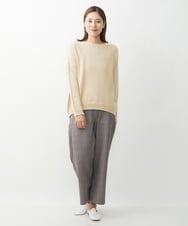 NGFJS30230 GIANNI LO GIUDICE(ジャンニ ロ ジュディチェ) [洗える・日本製]ジゼルホールガーメントニット ベージュ