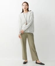 NGFJS30230 GIANNI LO GIUDICE(ジャンニ ロ ジュディチェ) [洗える・日本製]ジゼルホールガーメントニット グレー