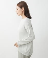 NGFJS30230 GIANNI LO GIUDICE(ジャンニ ロ ジュディチェ) [洗える・日本製]ジゼルホールガーメントニット グレー