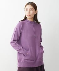 NGFJS31250 GIANNI LO GIUDICE(ジャンニ ロ ジュディチェ) [洗える・日本製]ジゼルホールガーメントニット パープル