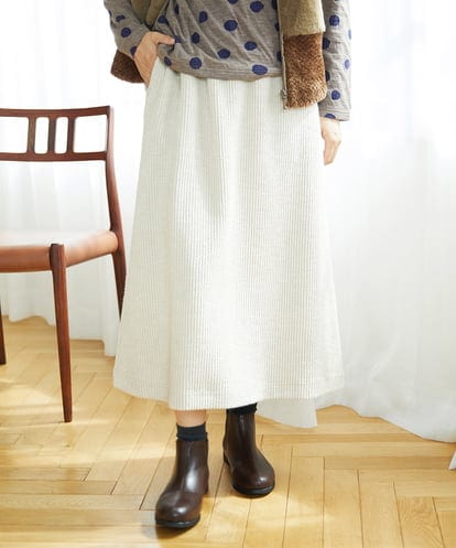 NGHAE20330 GIANNI LO GIUDICE [洗える]コットンスラブインレースカート