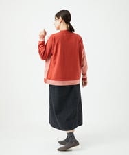 NGHAE21290 GIANNI LO GIUDICE(ジャンニ ロ ジュディチェ) [洗える]レーヨン混ストレッチチェックスカート チャコールブラウン