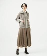 NGHAE36330 GIANNI LO GIUDICE(ジャンニ ロ ジュディチェ) リファインガーゼスカート ベージュ