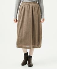 NGHAE36330 GIANNI LO GIUDICE(ジャンニ ロ ジュディチェ) リファインガーゼスカート ベージュ