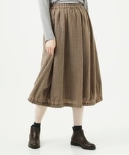 NGHAE36330 GIANNI LO GIUDICE(ジャンニ ロ ジュディチェ) リファインガーゼスカート ベージュ