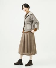 NGHAE36330 GIANNI LO GIUDICE(ジャンニ ロ ジュディチェ) リファインガーゼスカート ベージュ