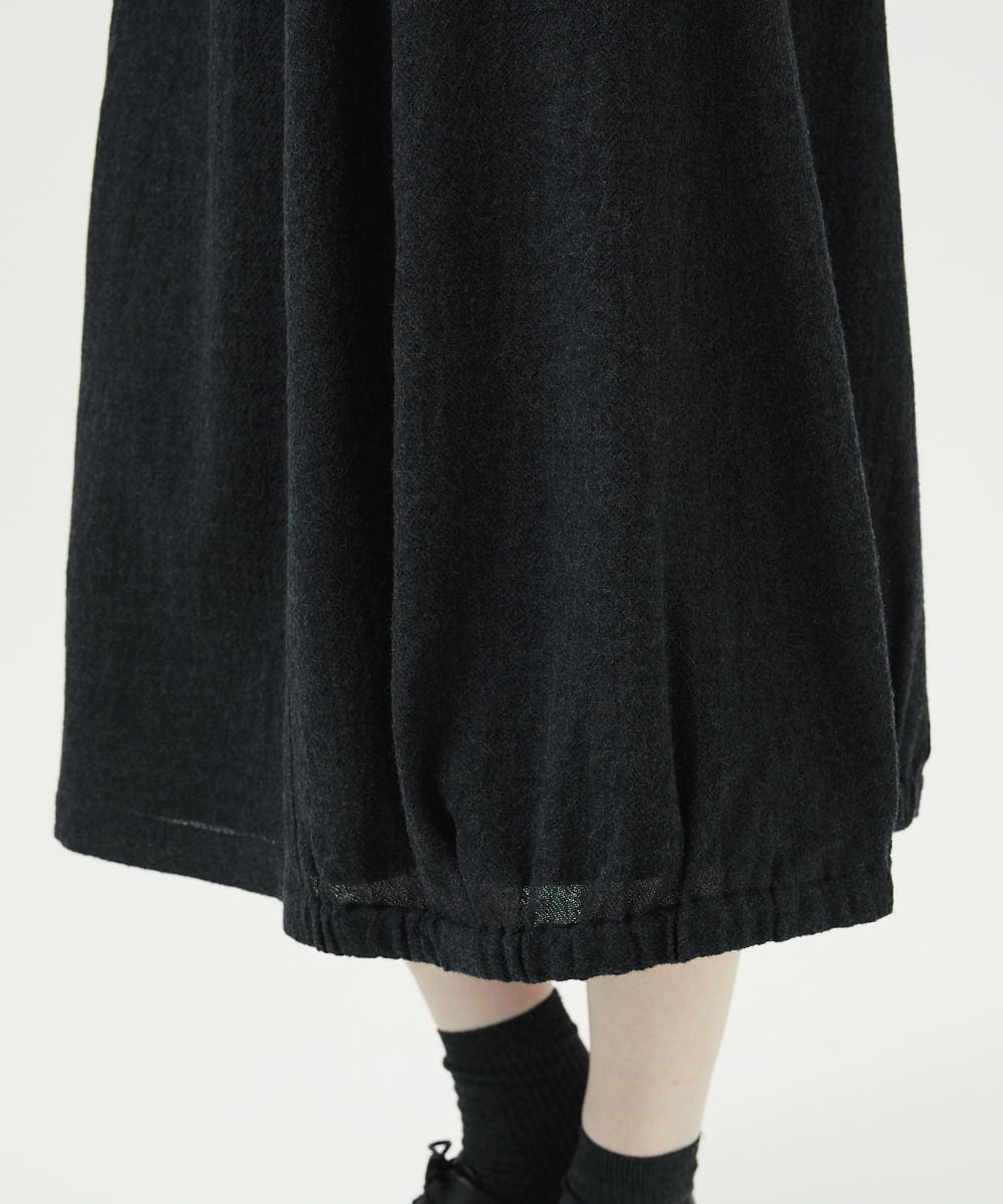 NGHAE36330 GIANNI LO GIUDICE(ジャンニ ロ ジュディチェ) リファインガーゼスカート ダークグレー