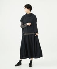 NGHAE36330 GIANNI LO GIUDICE(ジャンニ ロ ジュディチェ) リファインガーゼスカート ダークグレー