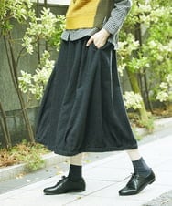 NGHAE36330 GIANNI LO GIUDICE(ジャンニ ロ ジュディチェ) リファインガーゼスカート ダークグレー