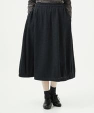 NGHAE36330 GIANNI LO GIUDICE(ジャンニ ロ ジュディチェ) リファインガーゼスカート ダークグレー