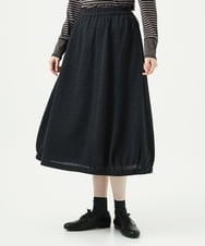 NGHAE36330 GIANNI LO GIUDICE(ジャンニ ロ ジュディチェ) リファインガーゼスカート ダークグレー