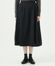 NGHAE36330 GIANNI LO GIUDICE(ジャンニ ロ ジュディチェ) リファインガーゼスカート ダークグレー