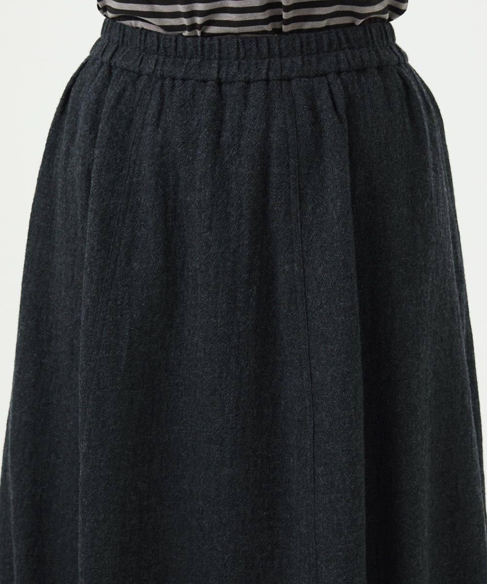 NGHAE36330 GIANNI LO GIUDICE(ジャンニ ロ ジュディチェ) リファインガーゼスカート ダークグレー