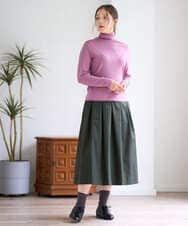 NGHAG20290 GIANNI LO GIUDICE(ジャンニ ロ ジュディチェ) [洗える・日本製]LIMONTAハイマルチタフタスカート ベージュ